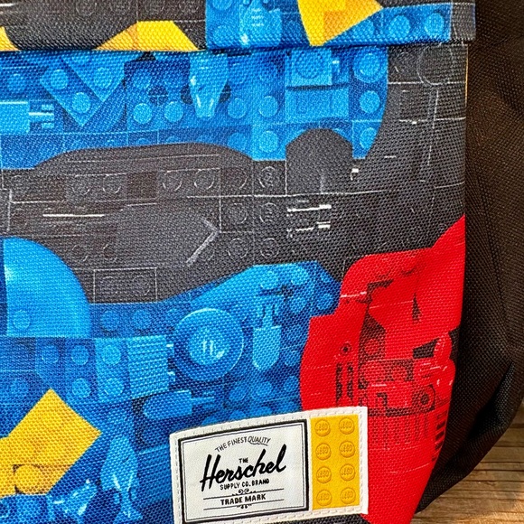 Herschel Supply Co. x LEGO Classic XL Backpack “Abstract Bricks,” BNWT - Picture 3 of 9